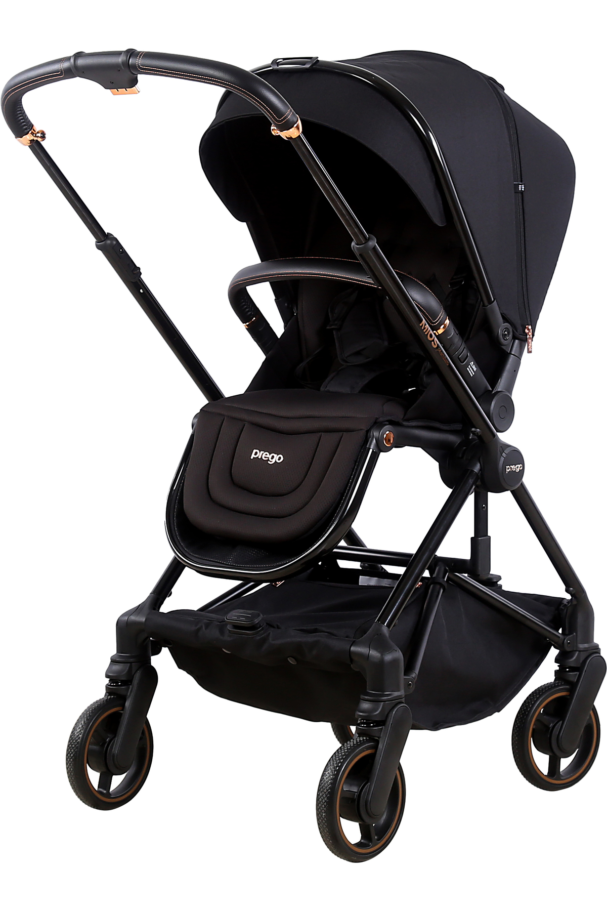 Prego Mios Premium İ-Size Travel Sistem Bebek Arabası Siyah 2415 fotoğrafı 6 (önizleme)