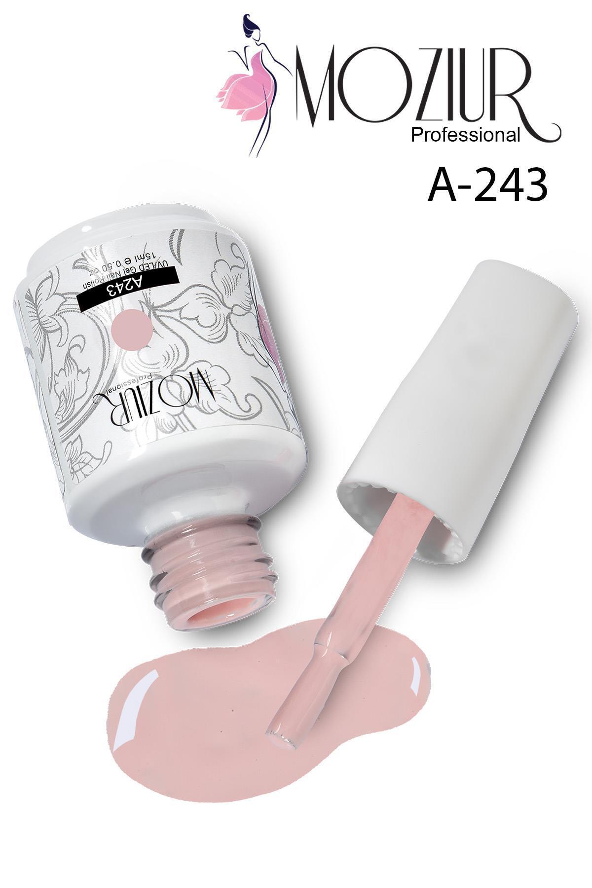 Kalıcı Oje UV Led A243 (NUDE SERİSİ) 15ml — صورتی 8683089009045 — تصویر 3 از 4