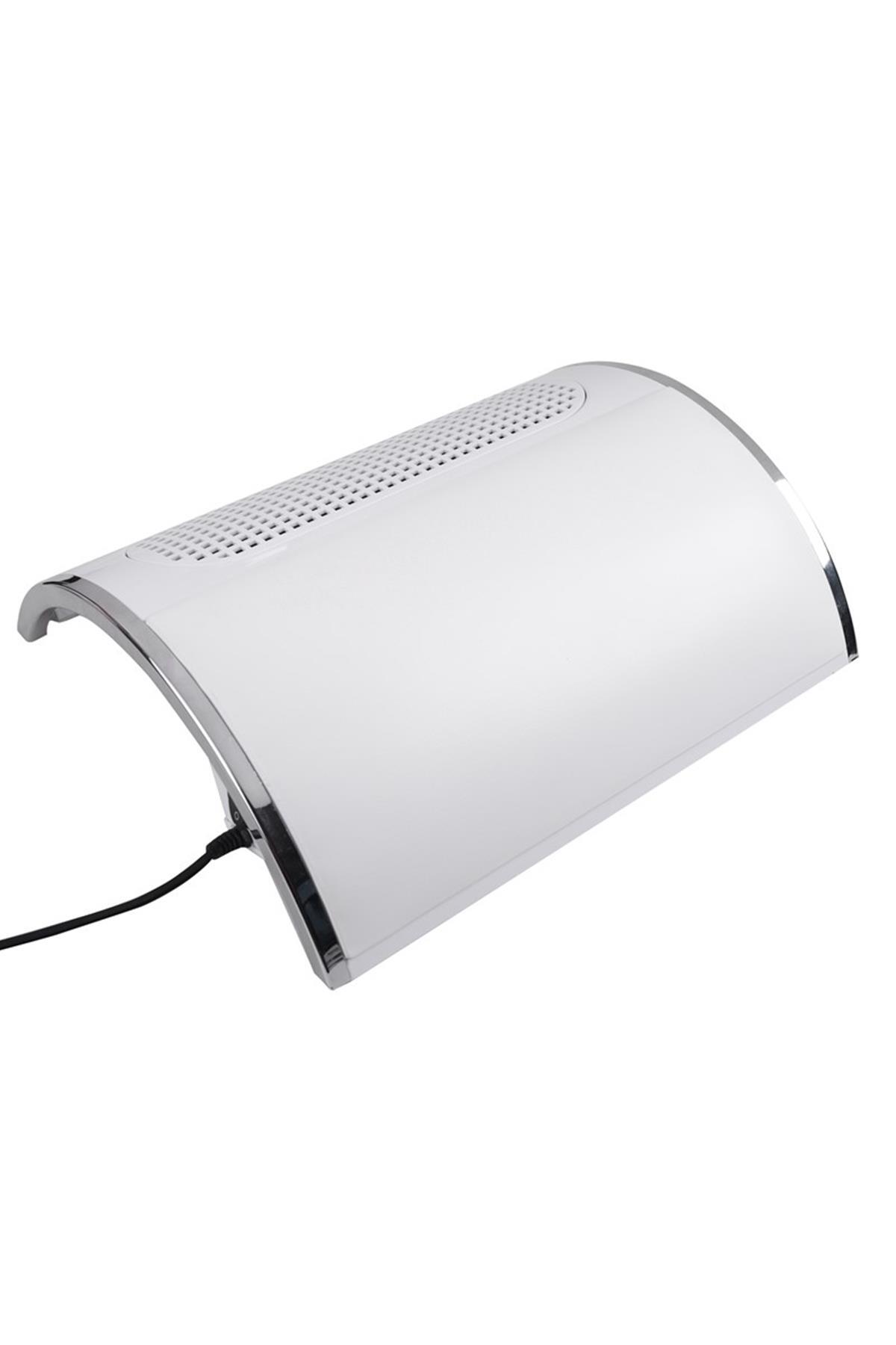 DS-100 3 Fanlı Protez Tırnak Toz Toplayıcısı 40W — سفید MZR-7104381481274 — تصویر 4 از 7