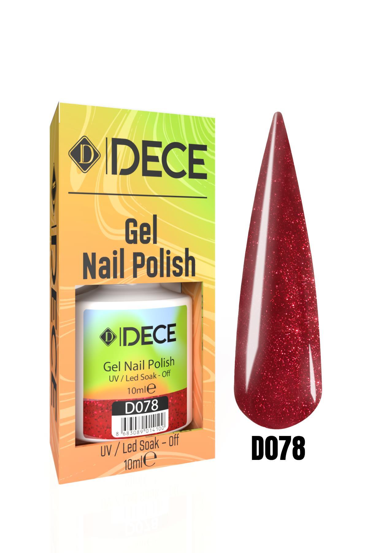 Kalıcı Oje UV LED D078 (SİMLİ SERİ) 10ml — زرشکی 8683089014038801 — تصویر 2 از 2