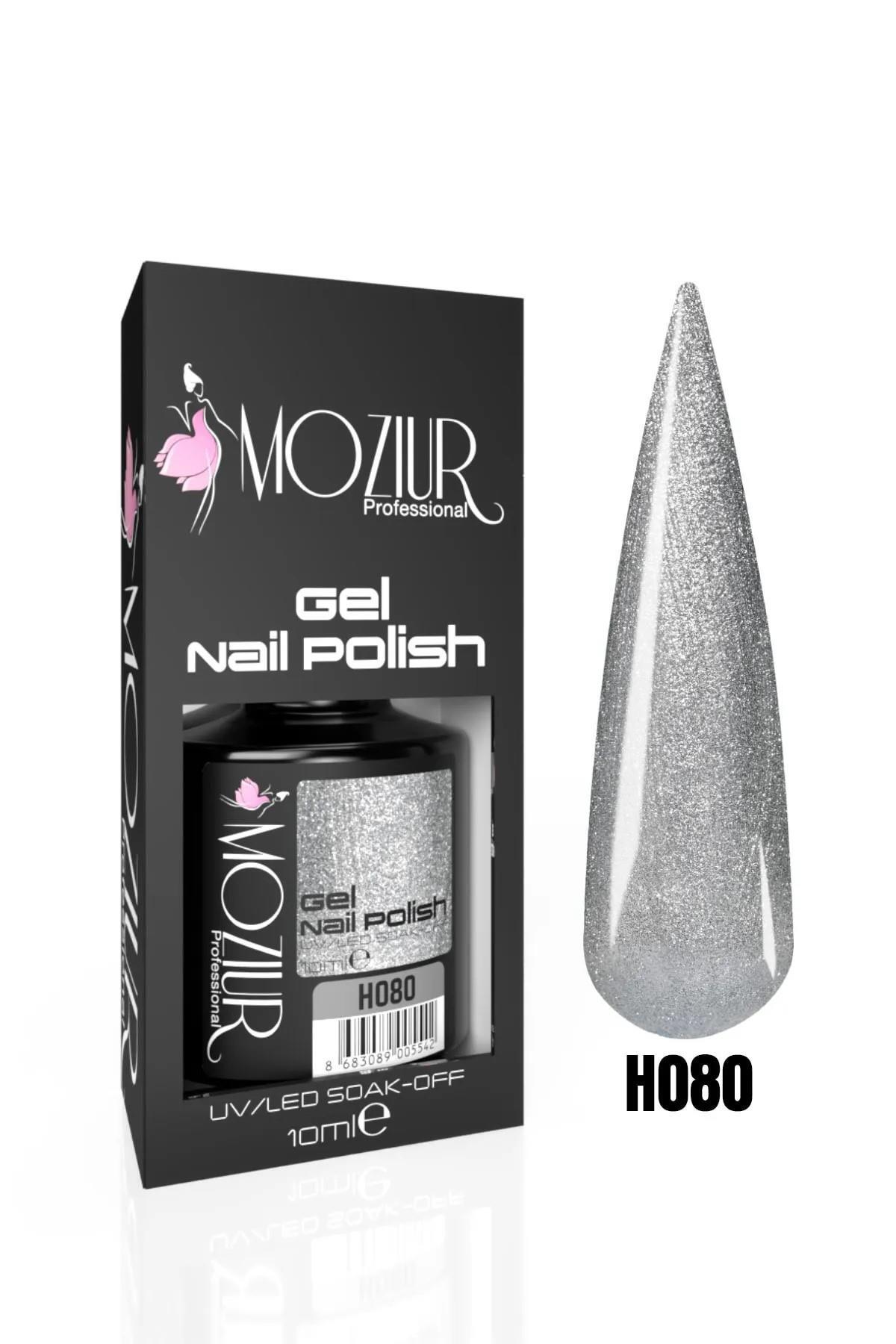 لاک دائمی ناخن UV LED H080 (SHIMMER SERIES) 10ml — خاکستری 8683089005542 — تصویر 2 از 3