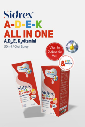 SIDREX ADEK ALL-IN-ONE | Çocuk ve Yetişkinler İçin Multivitamin