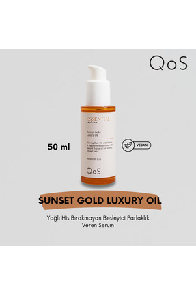 QOS Essential Routine Sunset Gold Luxury Saç Bakım Serum 50ML