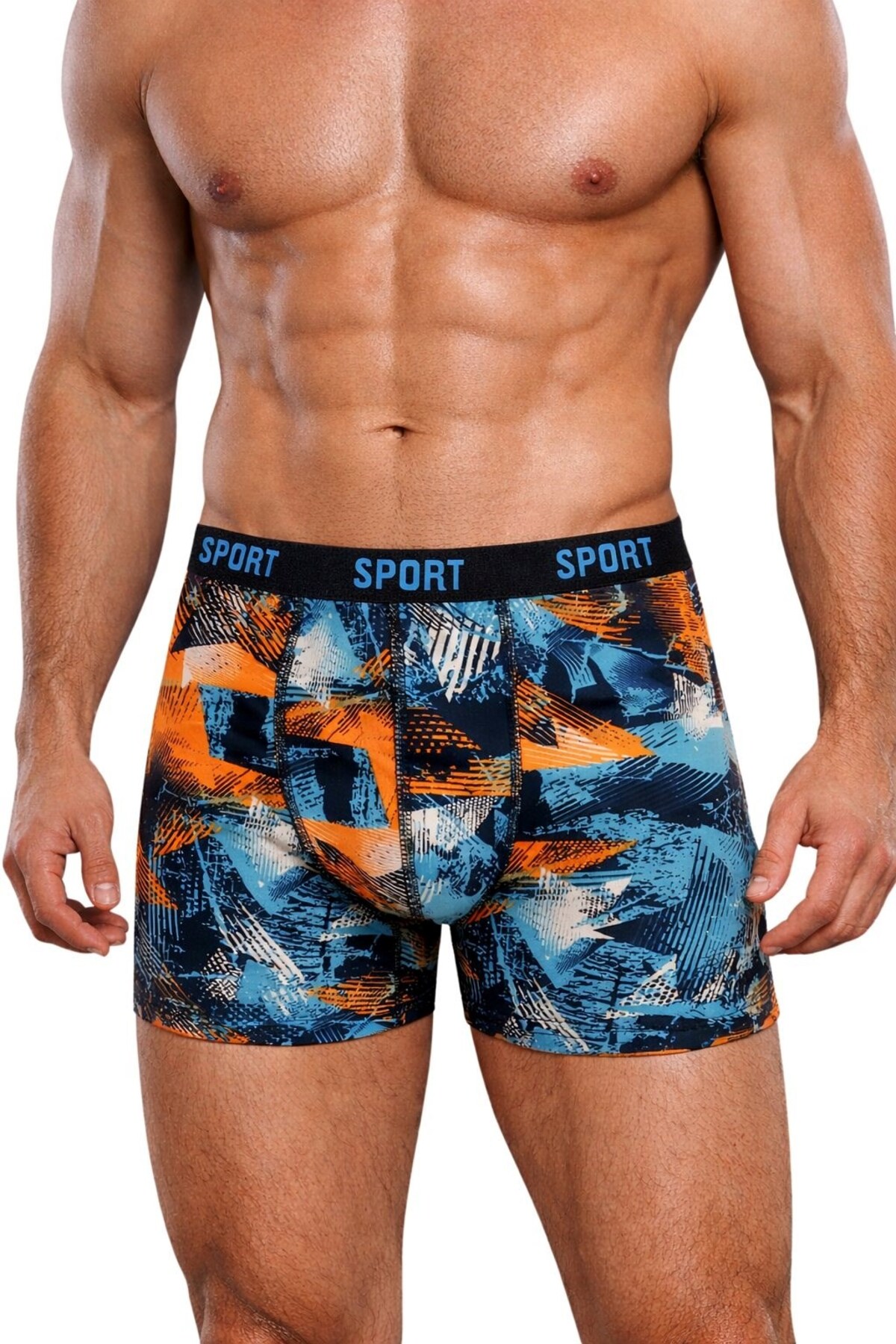 Vien&Karl  Erkek Desenli 5'li Premium Kutu Penye Pamuklu Likralı Boxer - Görsel 5