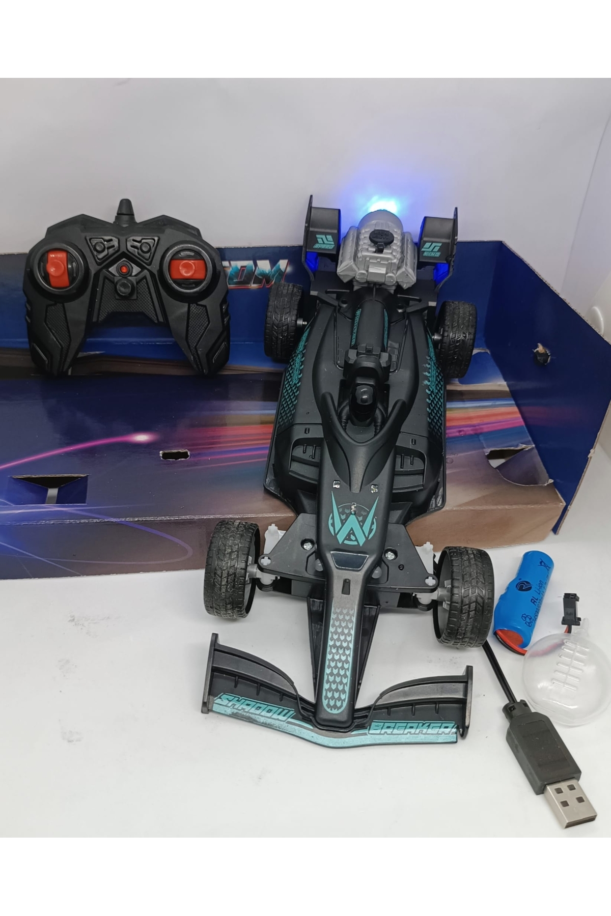 LRS STORE Uzaktan Kumandalı Şarjlı Araba Full Fonsiyon F1 Formula 1 Arabası Buhar Çıkaran fotoğrafı 2 (önizleme)