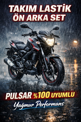 Michelin Bajaj Pulsar Rs 200 Pilot Street Takım Lastik %100 Uyumlu
