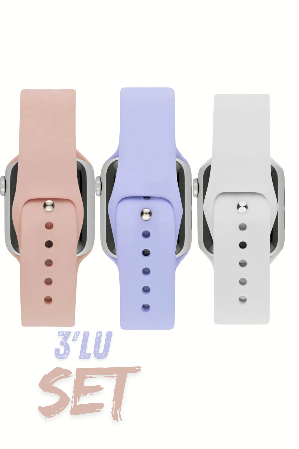 Apple Watch Series 10-11 46 mm 9/8 7 49 45mm 44mm 42mm Ultra 2 49mm Compatible Silicone Strap