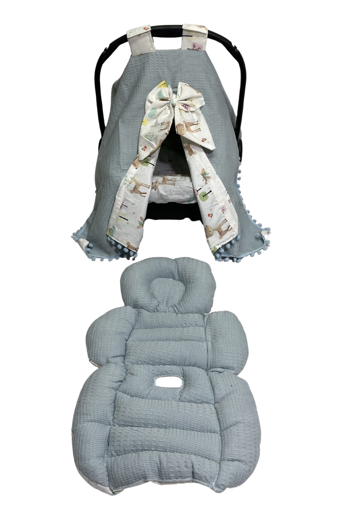 Happy Baby Dikiş Atölyesi 13’lü Babynest Puset Örtüsü Alt Açma Emzirme Yastığı Ana Kucağı Bebek Arabası Minderi Anne Yanı fotoğrafı 5 (önizleme)
