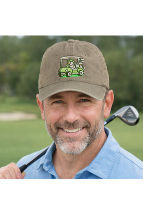 melgo Golf Şapkası (Golf Carts Baskılı)