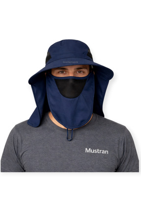 Mustran UV Korumalı Sök Tak Maskeli Enseli Şapka Sinek Koruyucu Tarla Balıkçı...