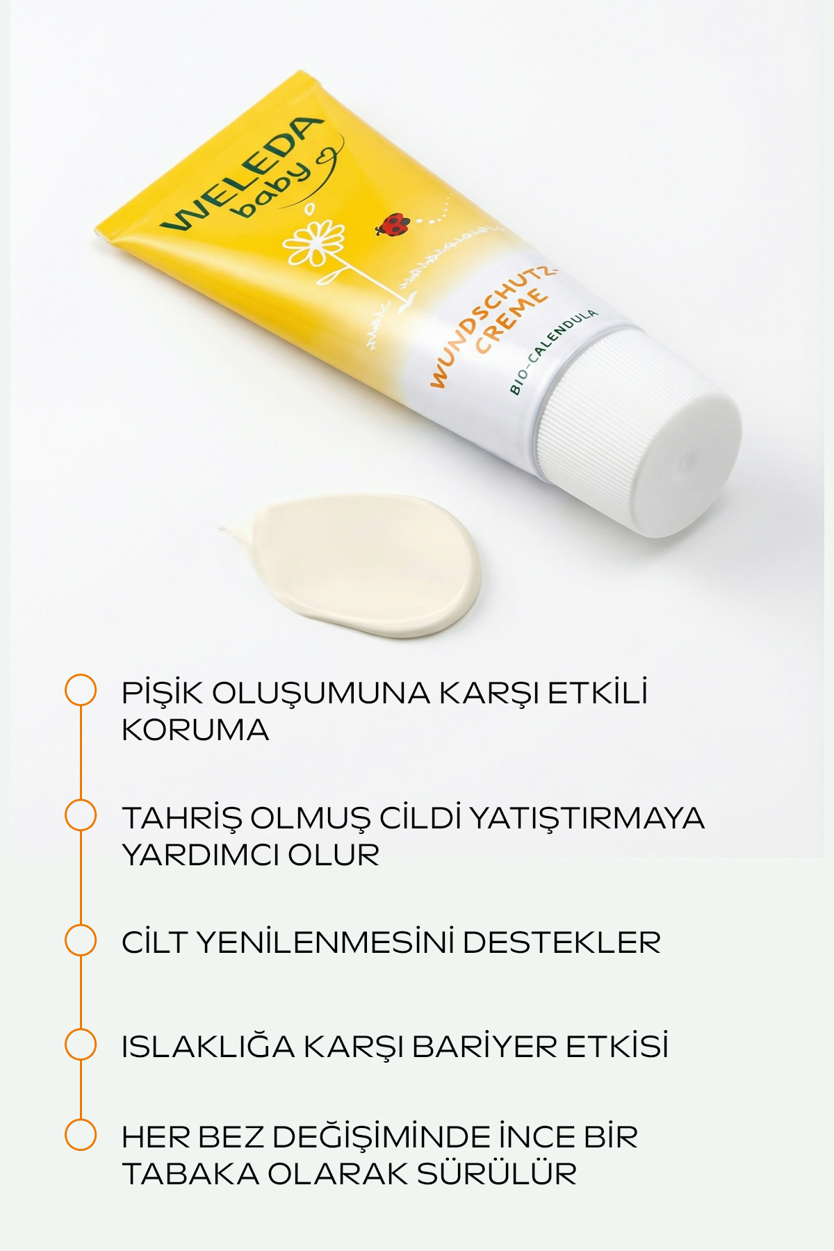 Weleda Calendula Organik Pişik Kremi 75 ml fotoğrafı 2 (önizleme)