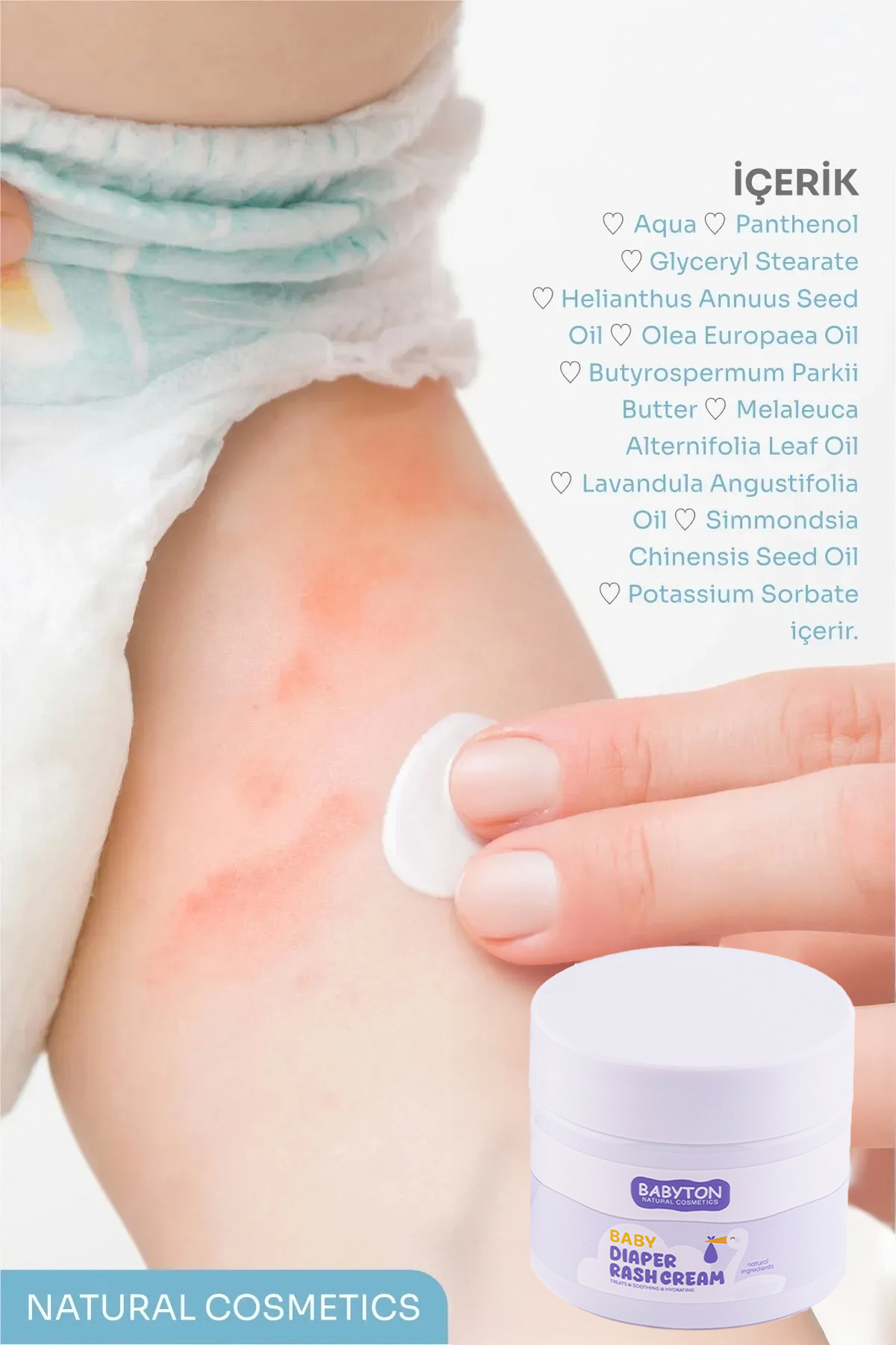 BABYTON Doğal Pişik Kremi 50 ml fotoğrafı 2 (önizleme)