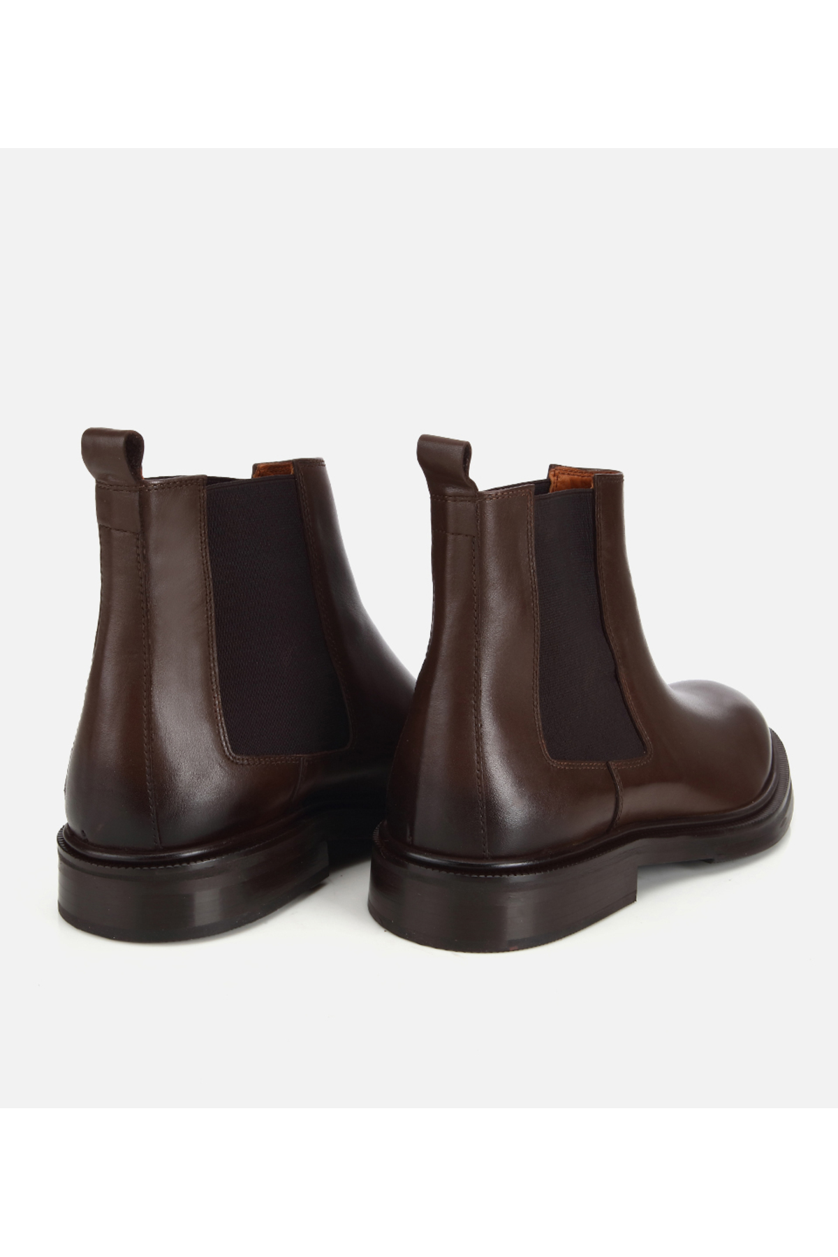 Hotiç  Erkek Deri Kahverengi Lastik Detaylı Chelsea Bot - Görsel 4