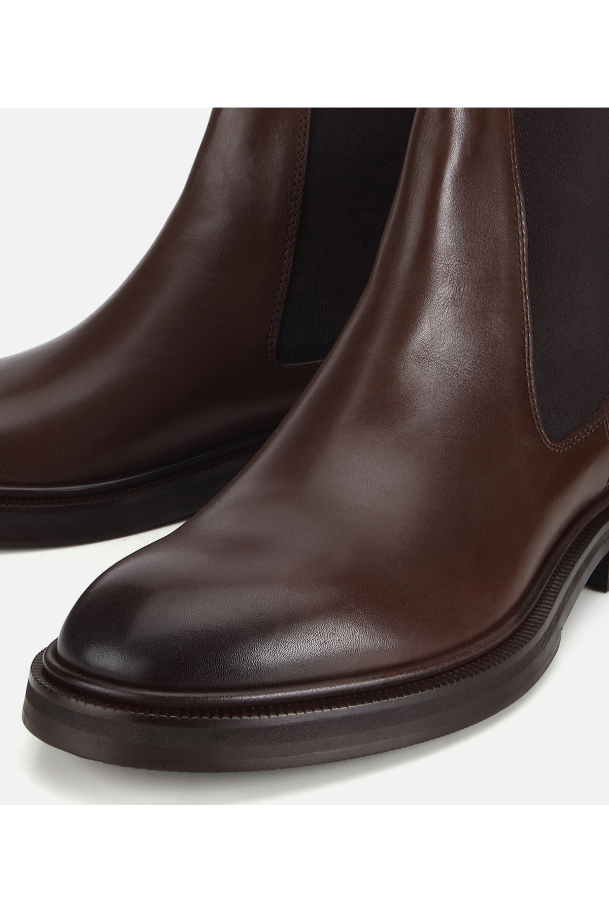 Hotiç  Erkek Deri Kahverengi Lastik Detaylı Chelsea Bot - Görsel 3