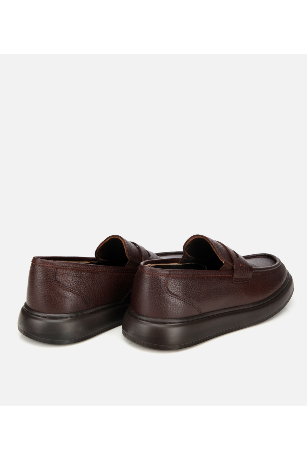 Hotiç  Erkek Deri Kahverengi Yumuşak Dokulu Klasik Loafer - Görsel 4