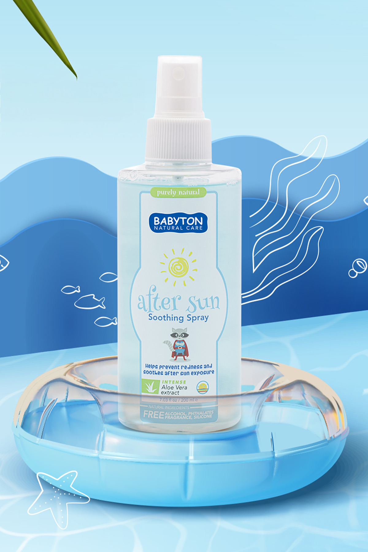 BABYTON Güneş Sonrası Rahatlatıcı Bakım Spreyi 200 ml fotoğrafı 3 (önizleme)