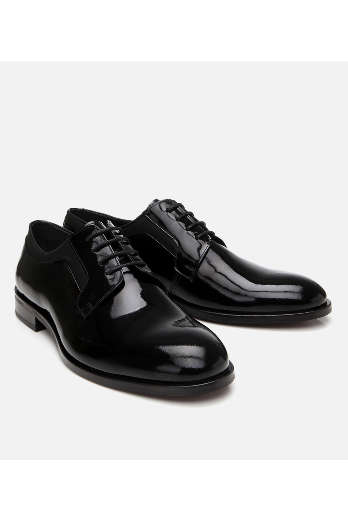 Hotiç  Erkek Rugan Deri Siyah Şık Klasik Ayakkabı - Görsel 2