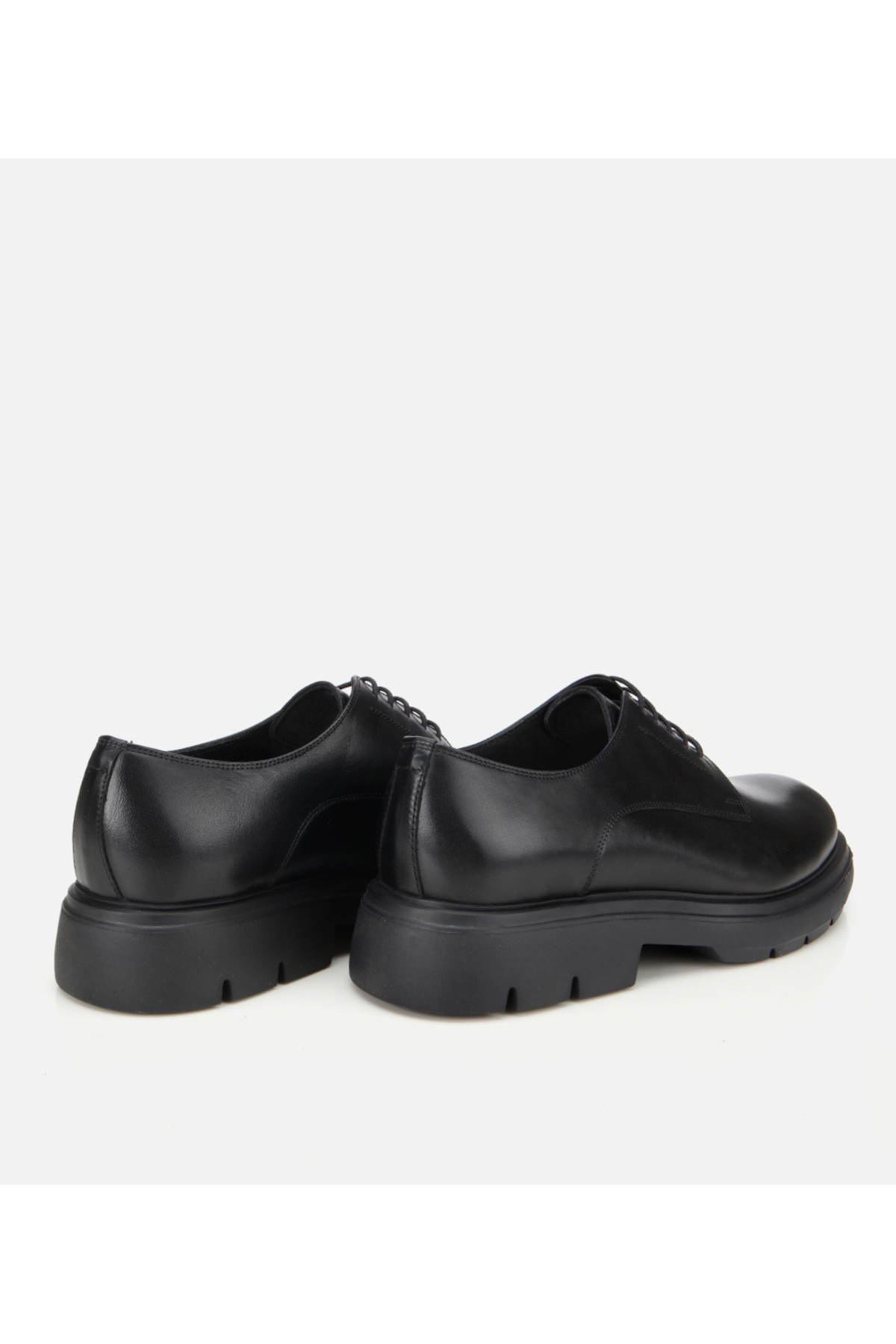 Hotiç  Erkek Deri Siyah Kalın Tabanlı Günlük Ayakkabı - Görsel 4