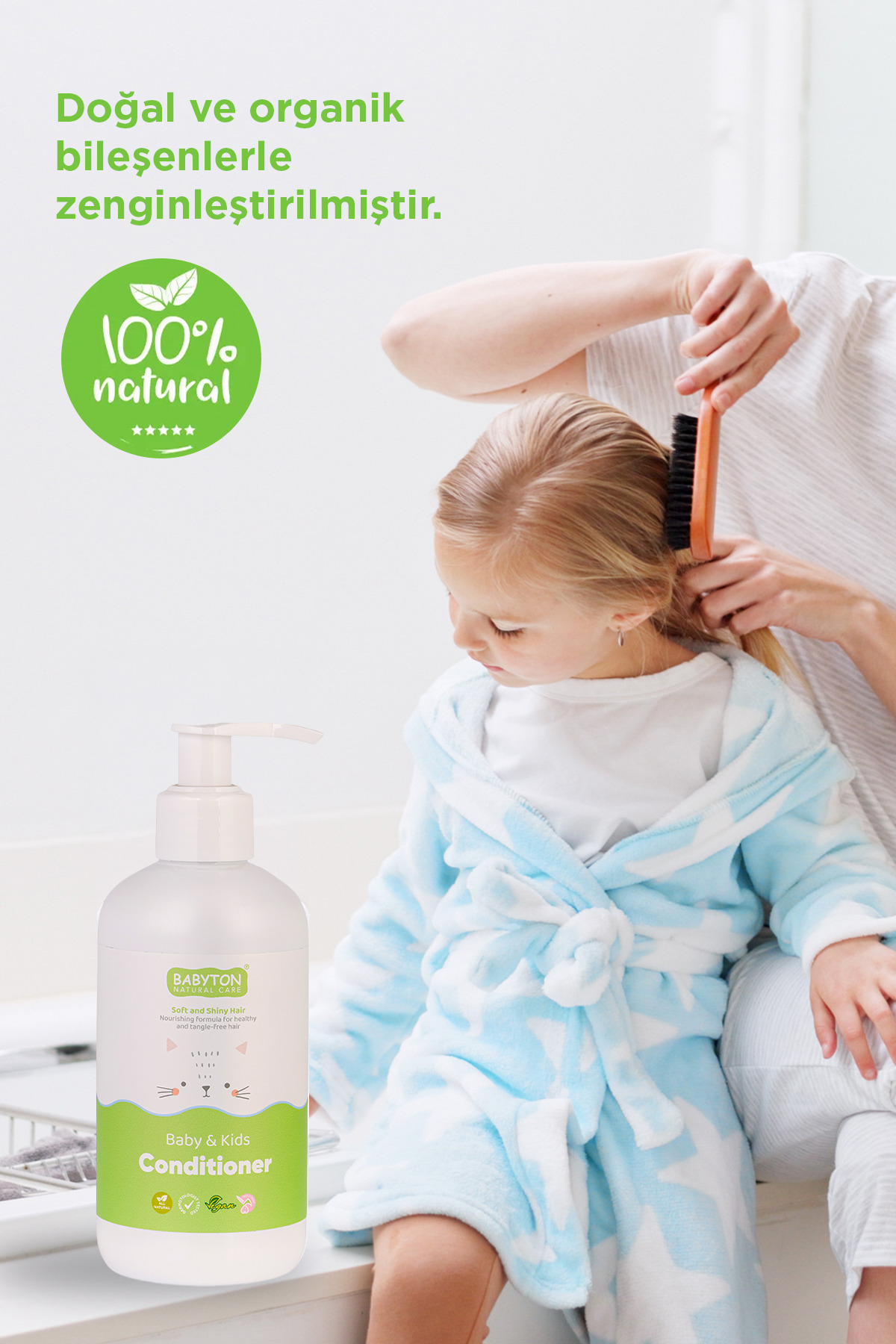 BABYTON Doğal Saç Kremi 250 ml fotoğrafı 4 (önizleme)