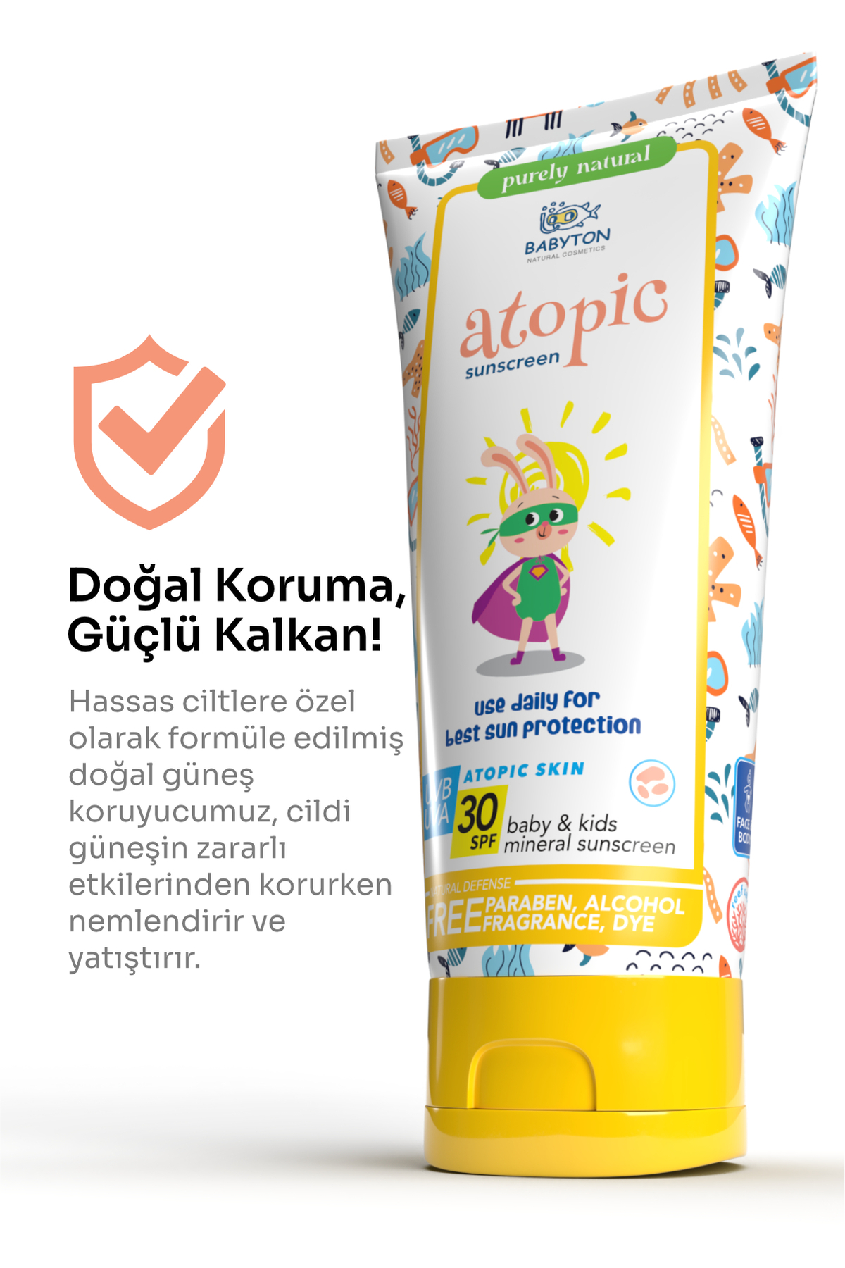 BABYTON Atopik Güneş Koruyucu Krem 100 ml fotoğrafı 3 (önizleme)