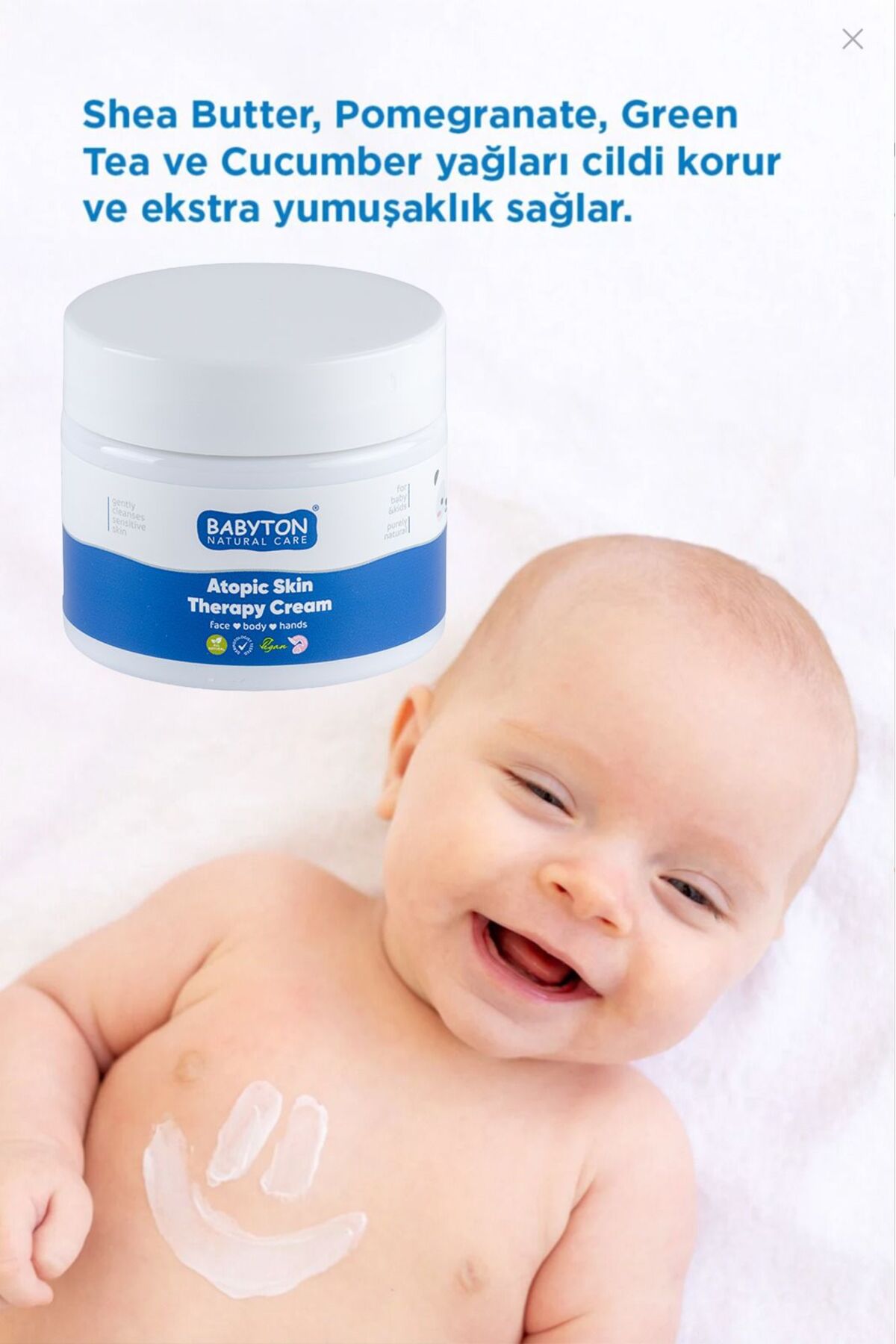 BABYTON Atopik Cilt Doğal Vücut Kremi 100 ml fotoğrafı 3 (önizleme)