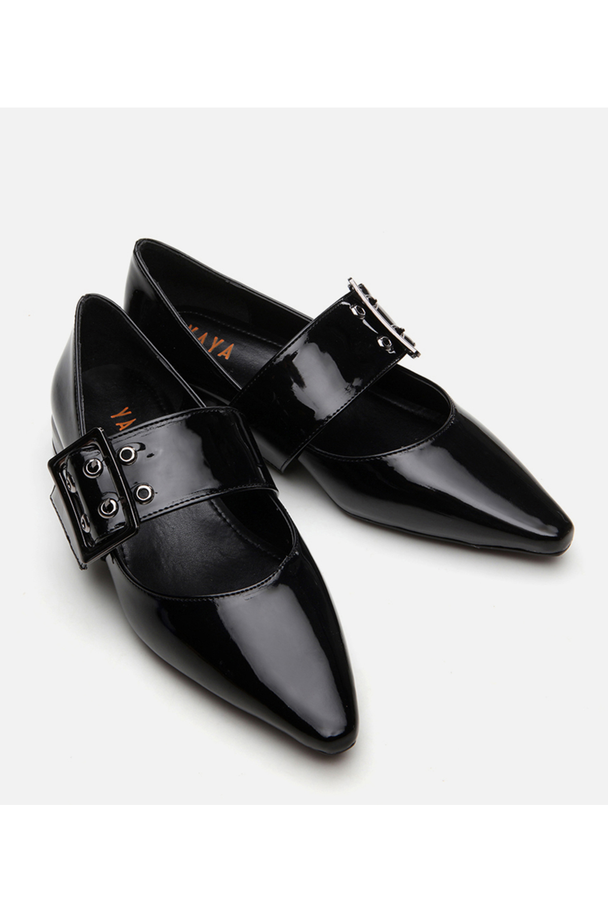 Yaya by Hotiç  Kadın Mary Jane Siyah Kadın Babet - Görsel 3