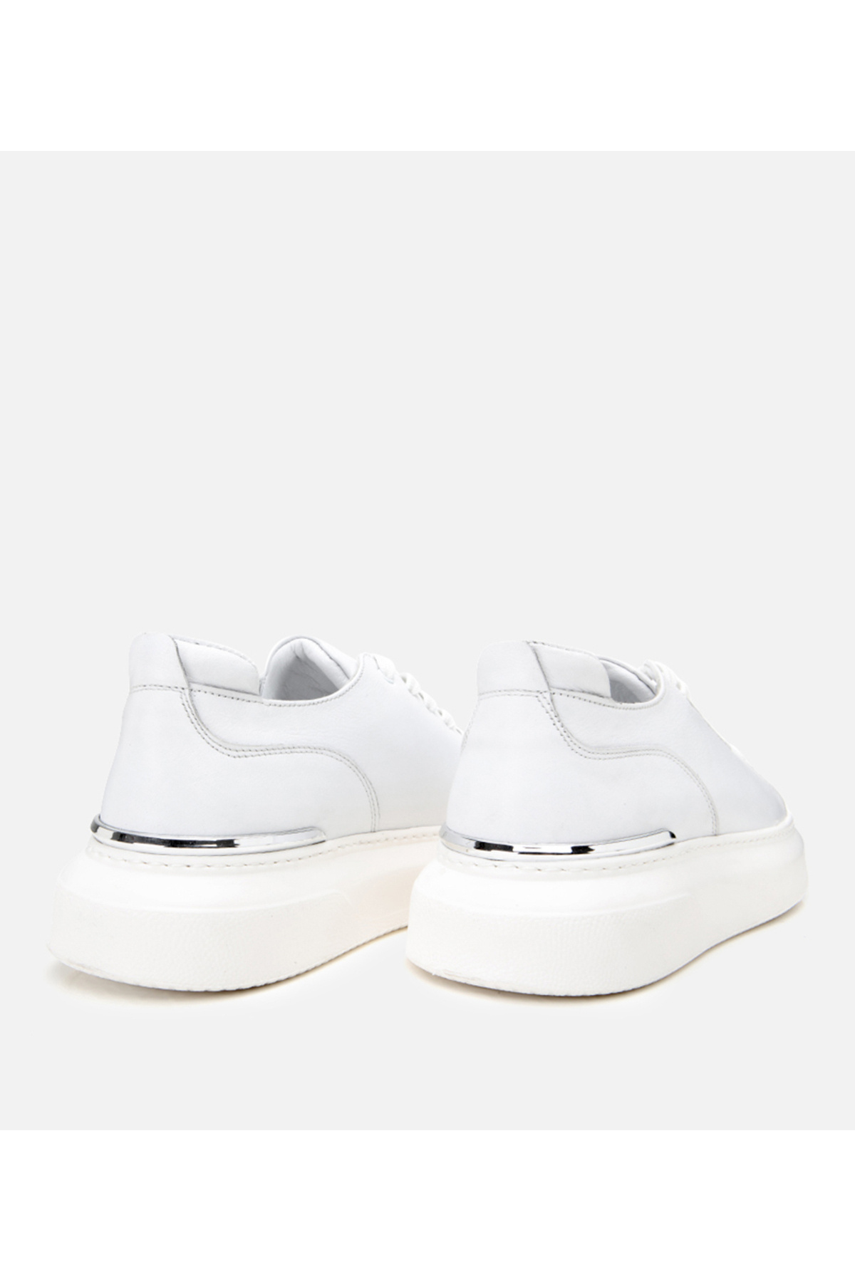 Hotiç  Hakiki Deri Beyaz Erkek Günlük Ayakkabı - Görsel 6
