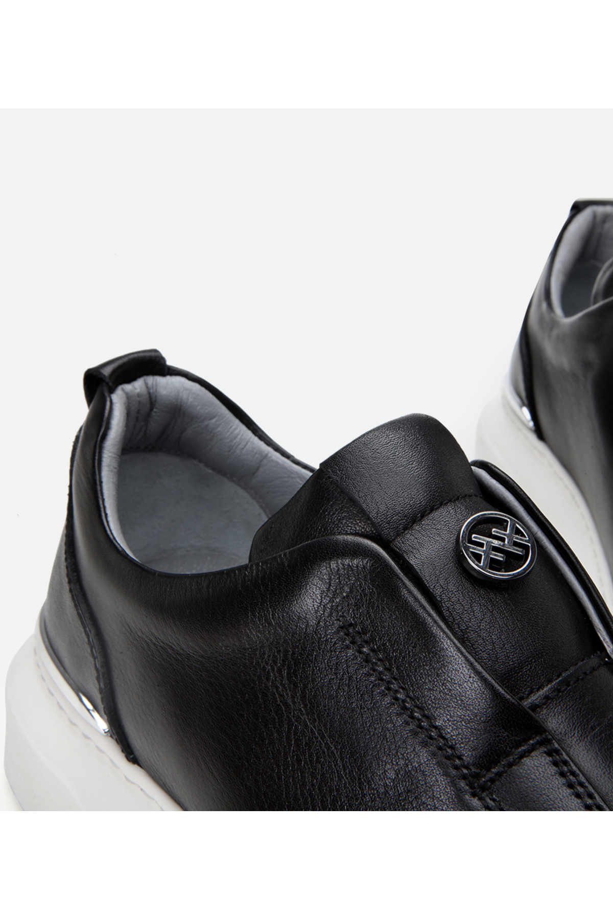 Hotiç  Hakiki Deri Siyah Erkek Günlük Ayakkabı - Görsel 4
