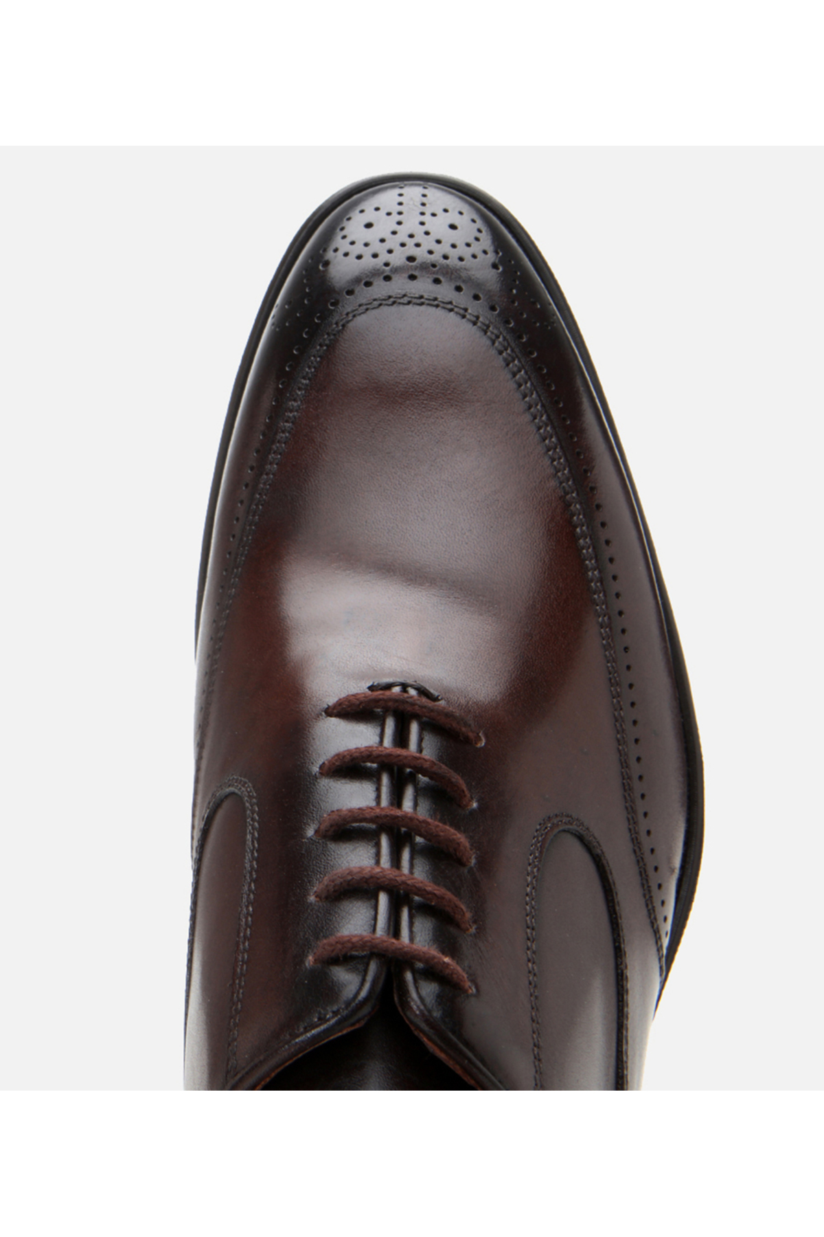 Hotiç  Erkek Deri Kahverengi Klasik Şık Ayakkabı - Görsel 5