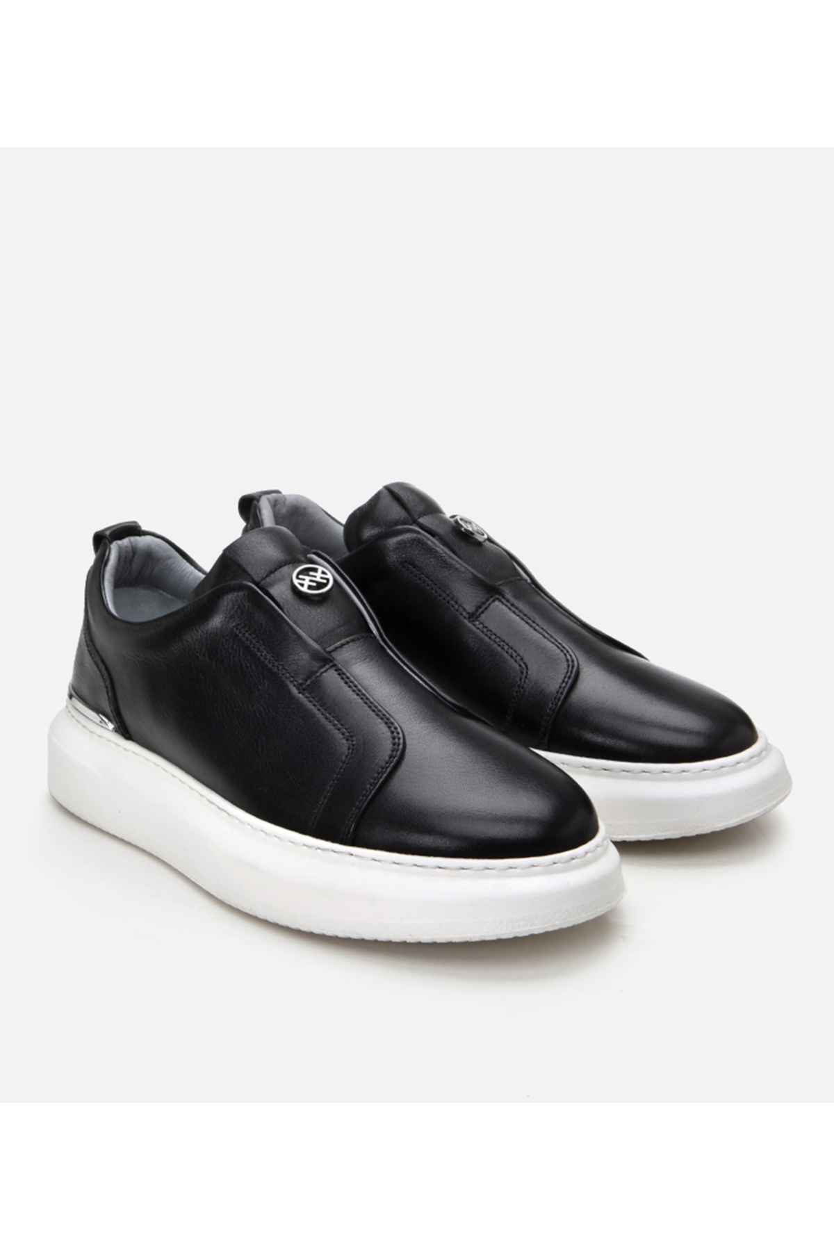 Hotiç  Hakiki Deri Siyah Erkek Günlük Ayakkabı - Görsel 2
