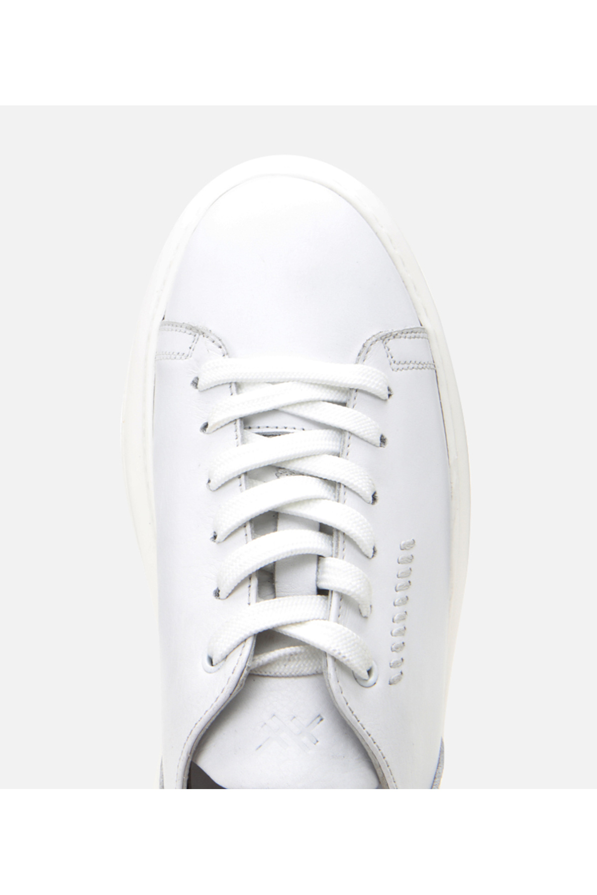 Hotiç  Hakiki Deri Beyaz Erkek Günlük Ayakkabı - Görsel 5