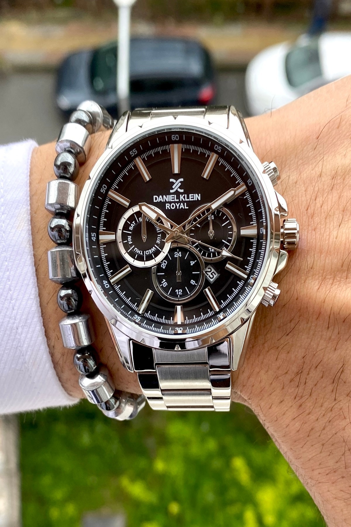 Daniel Klein  Paslanmaz Çelik Kordon Erkek Kol Saati+3 Atm Su Geçirmez 2 Yıl Garantili - Görsel 4