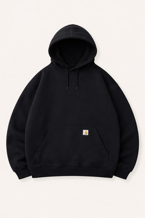 COZYWEAR Unisex Siyah Oversize Kapüşonlu Sweatshirt Premium Baskılı Rahat Gün...