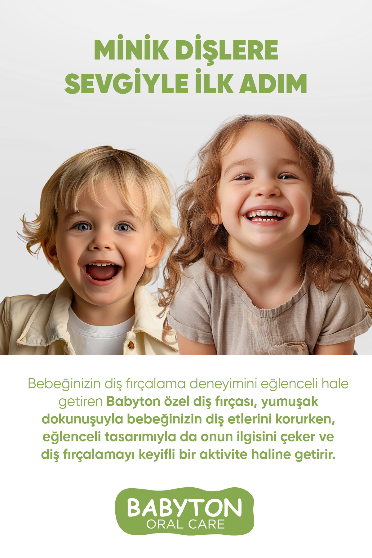 BABYTON Ekolojik Diş Fırçası Panda fotoğrafı 4 (önizleme)