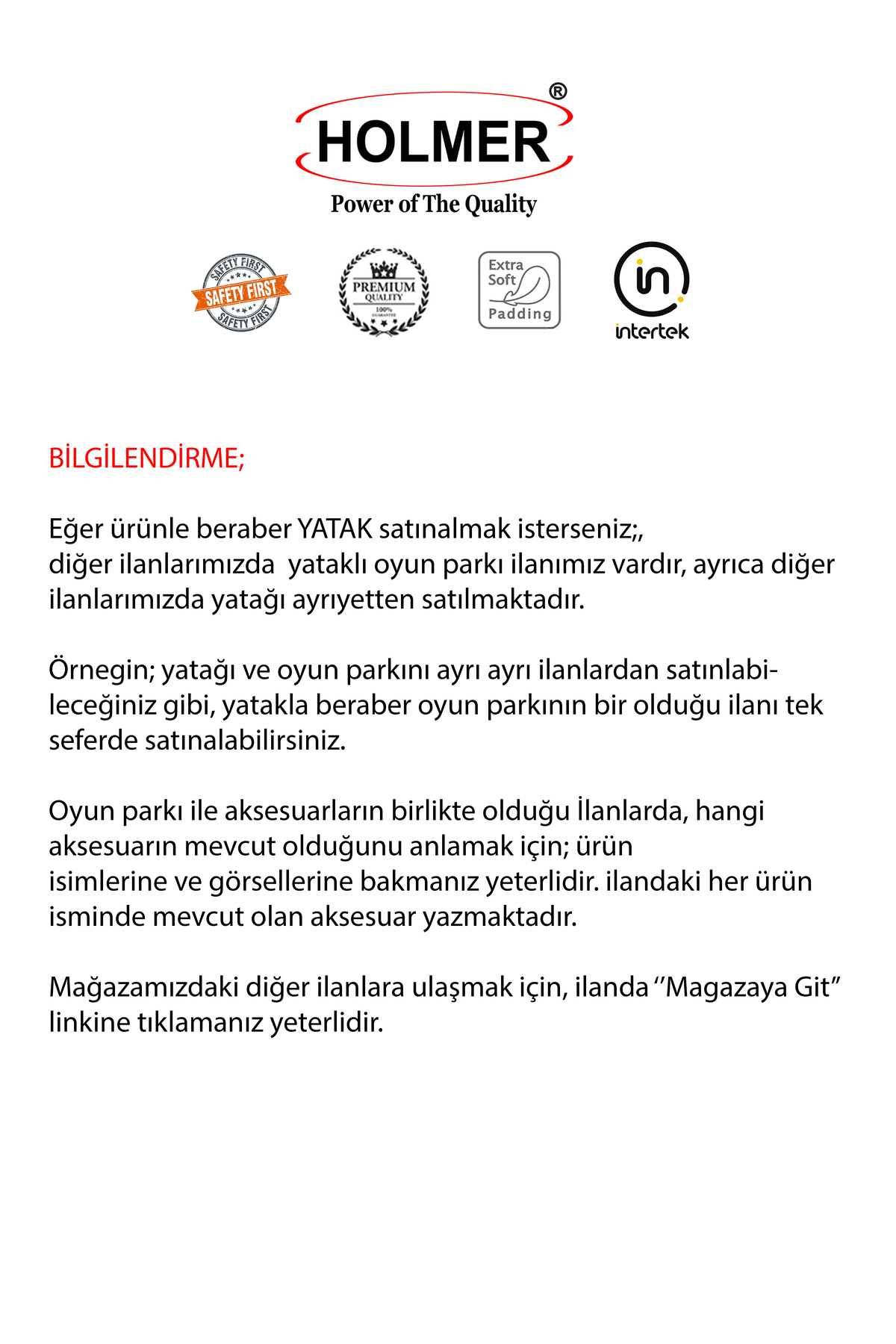 Holmer All in One ( Cibinlikli, Dönenceli, Alt Açma Ünüteli Oyun Parkı/Park Yatak ) fotoğrafı 2 (önizleme)