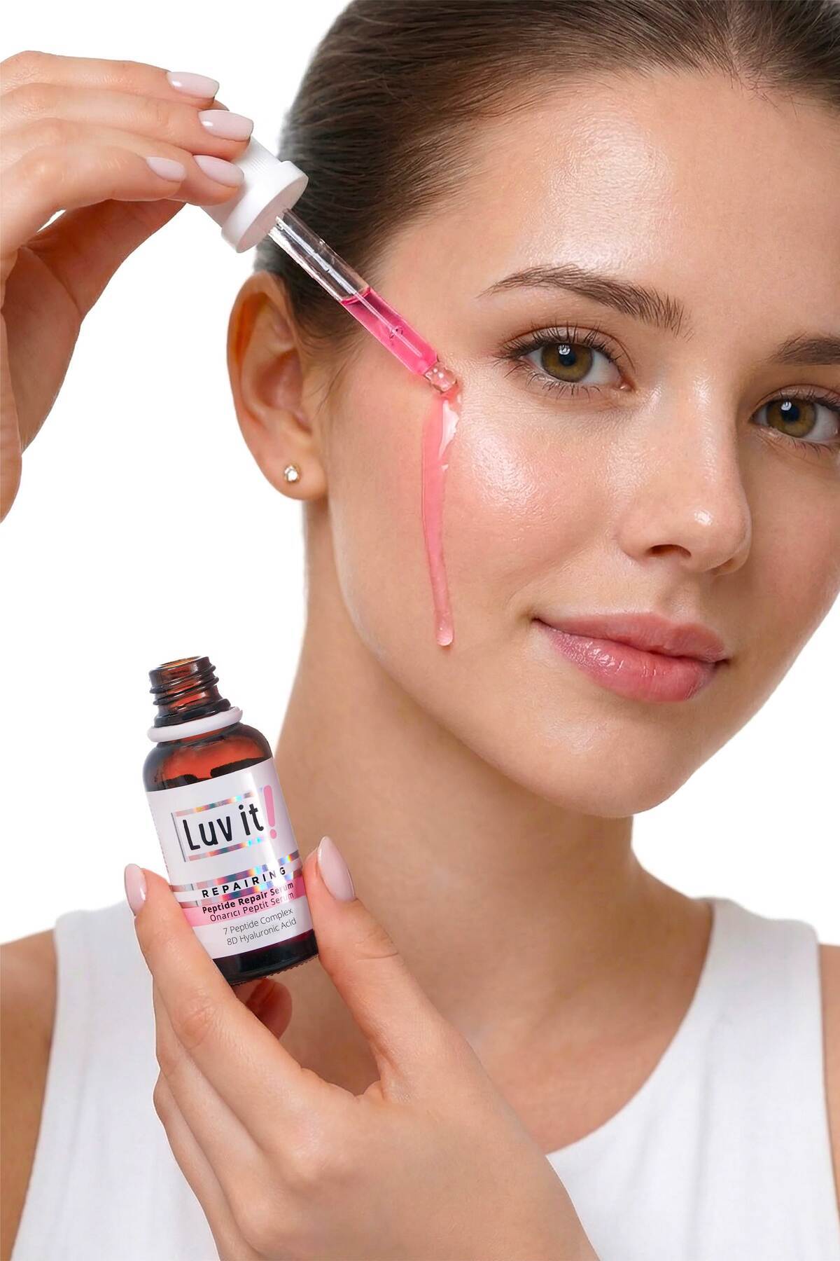 Peptit Serum 30ml - Yaşlanma Ve Kırışıklık Karşıtı - Bariyer Onarıcı - Cilt Yenileyici — L115 — تصویر 4 از 7