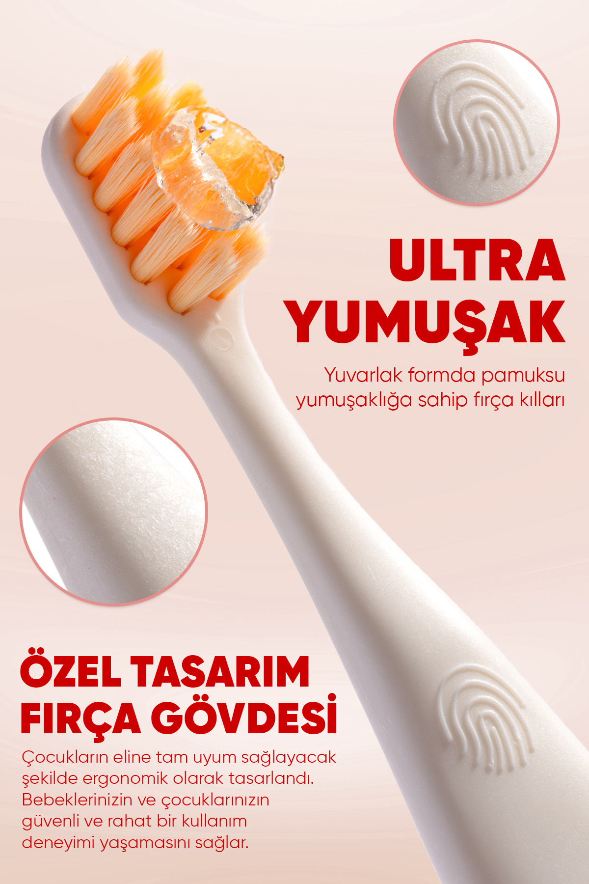 BABYTON Ekolojik Diş Fırçası Yengeç fotoğrafı 2 (önizleme)