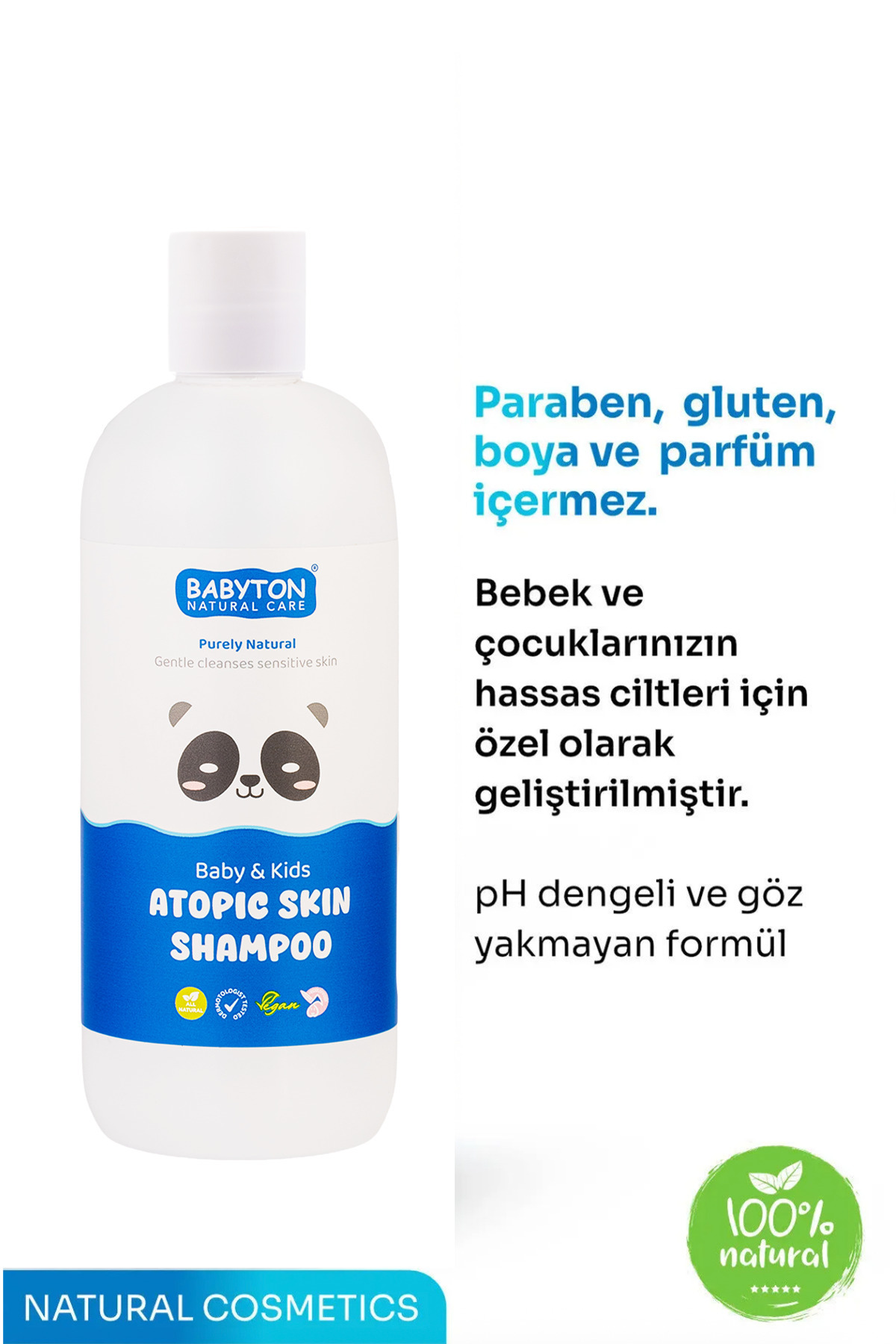 BABYTON Atopik Ciltler Doğal Saç Ve Vücut Şampuanı 400 ml fotoğrafı 2 (önizleme)