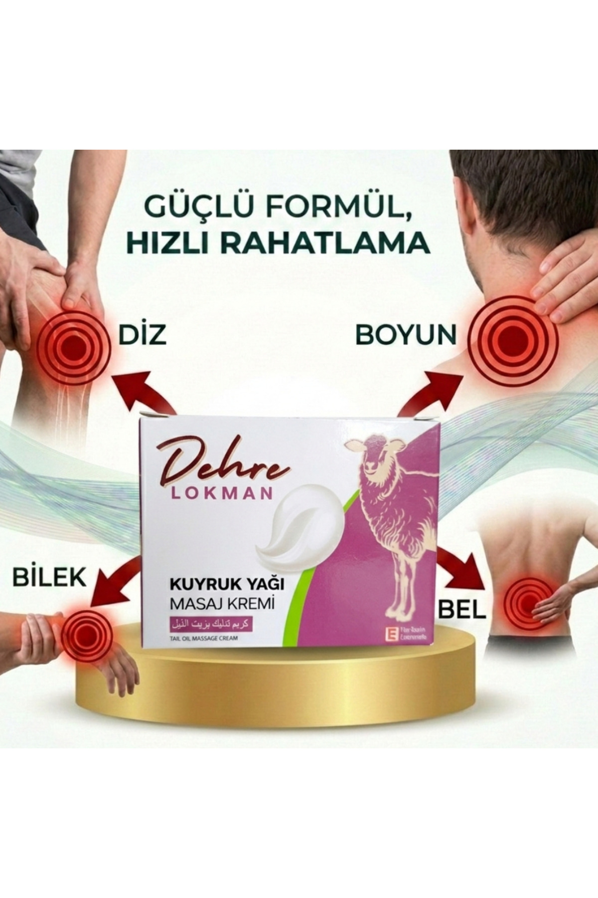 Dehre Lokman kuyruk yağı Masaj Kremi 90 gr — kyrnew44