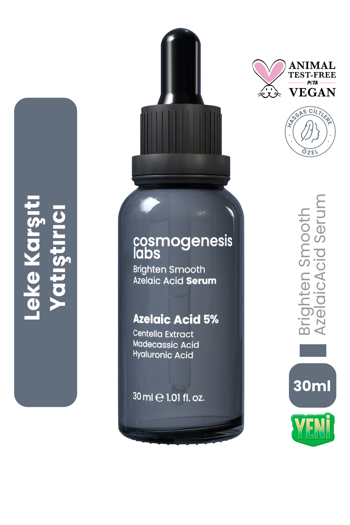 Cosmogenesis Labs Azelaik Asit Serum 30ml - Leke Karşıtı, Yatıştırıcı, Pürüzs...