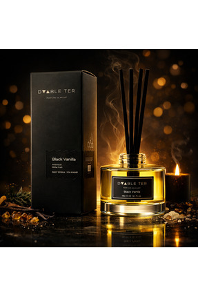 DuableTer Duable Ter Black Vanilla Çubuklu Oda Kokusu 150 ML