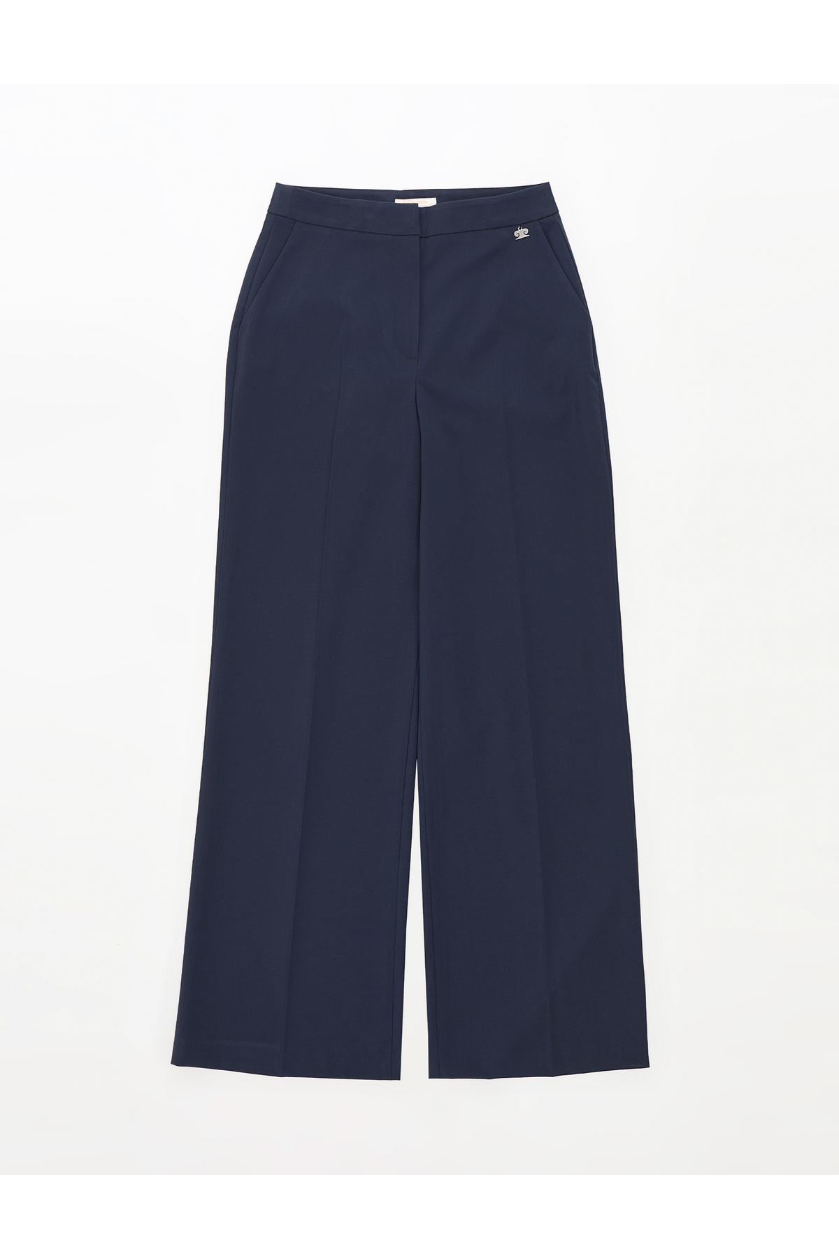 Pierre Cardin Lacivert Palazzo Kumaş Pantolon 50319006-VR033 görsel 5