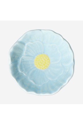 Flying Tiger Copenhagen Çiçek Şeklinde Mavi Mini Kase