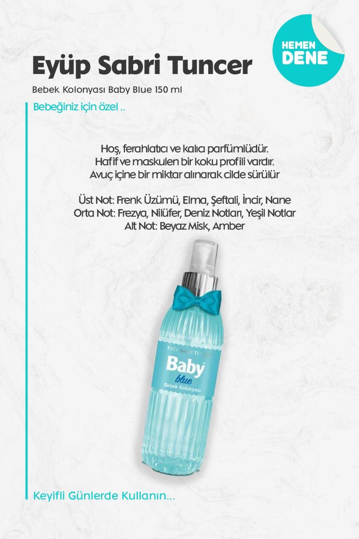 Eyüp Sabri Tuncer Bebek Kolonyası Baby Blue 150 ml fotoğrafı 2 (önizleme)
