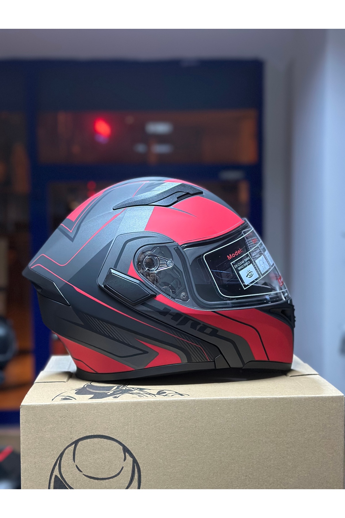 RS2 Çene Açılır Kask / Güneş Gözlüklü Motosiklet Kaskı