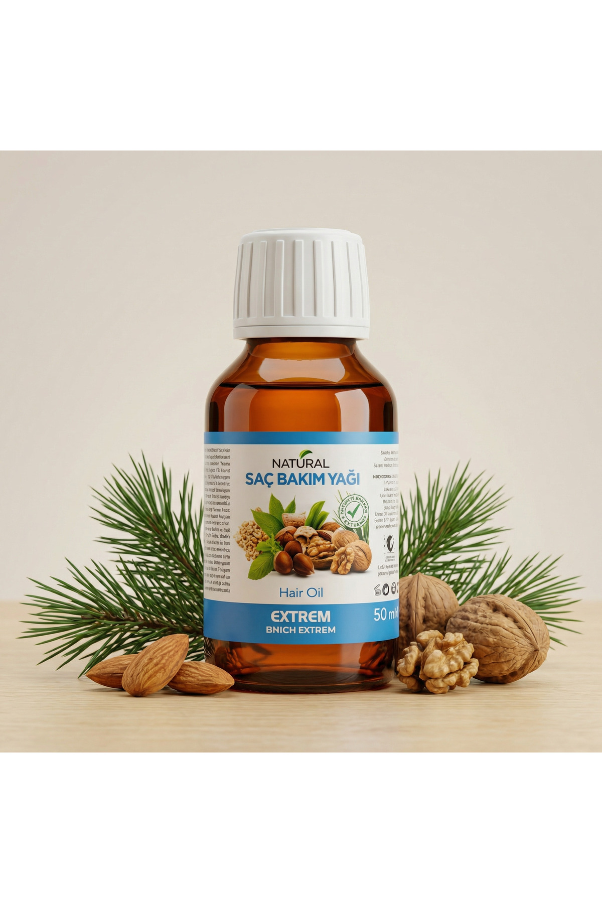 Natural Saç Bakım Yağı | Doğal Soğuk Sıkım Yağlardan Özel Bitkisel Karışım – 50 ml — EXXTREM-SAÇBAKIM-YAĞI-50ML — تصویر 8 از 8