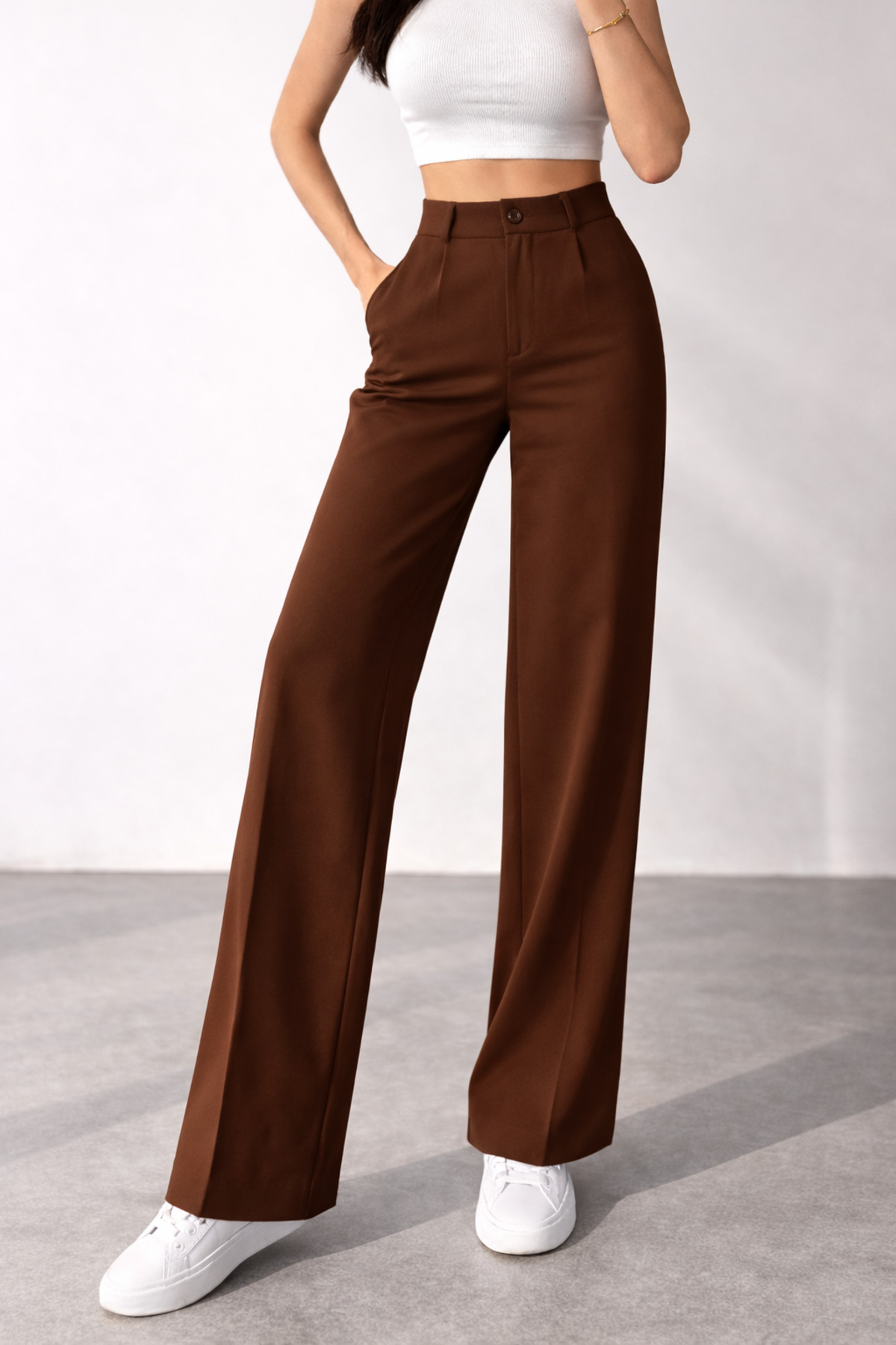 FİFTY ONE Palazzo Pantolon Oversize Orjinal Kesim