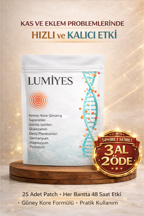 LUMİYES Lumiyes “kas Ve Eklem Problemlerinde Hızlı Ve Kalıcı Etki Sağlayan Tr...