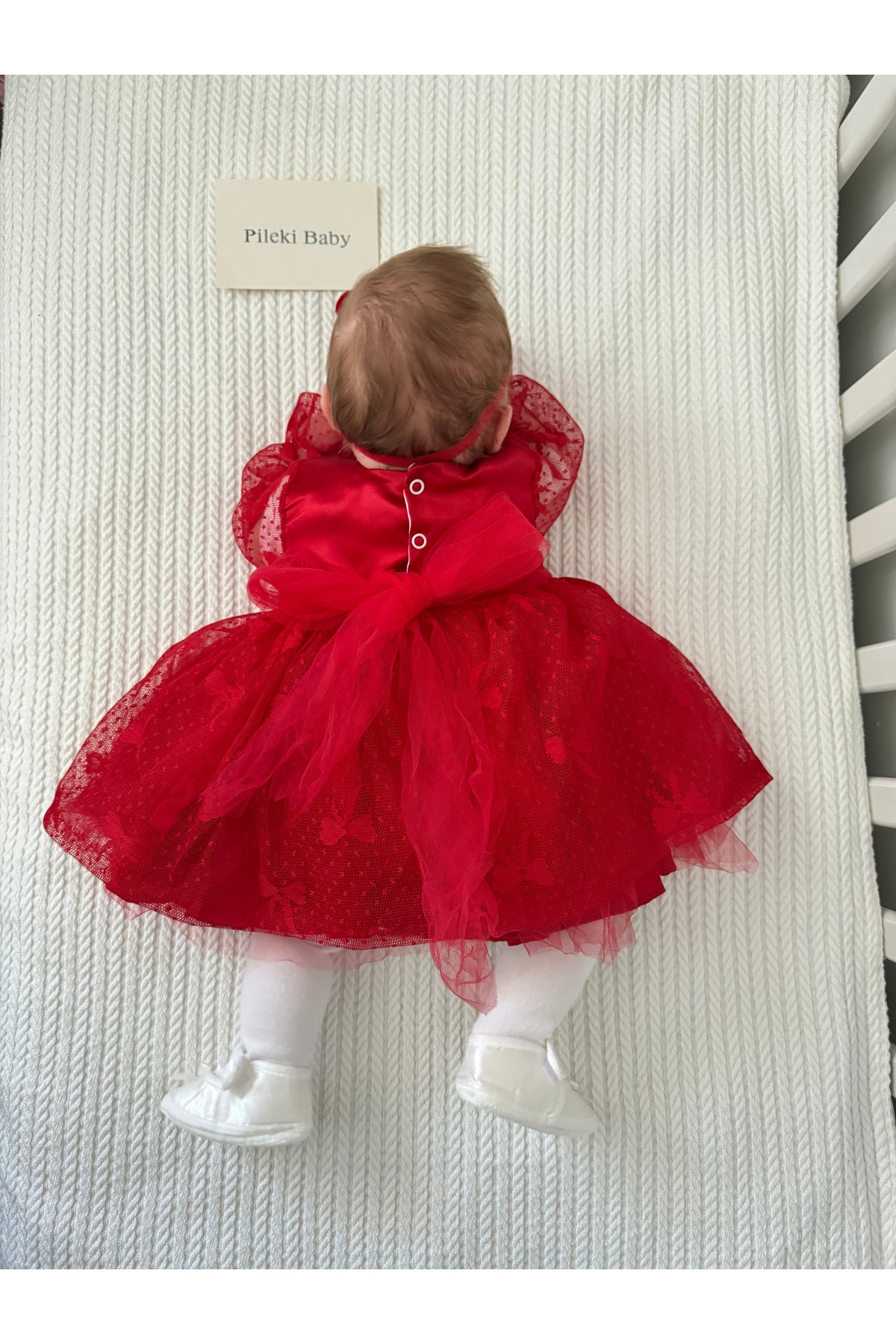 PİLEKİ BABY ( 4 Parça ) 0 3 Ay Yenidoğan Bebek Mevlüt Elbisesi Bayramlık Düğün Özel Gün Elbisesi fotoğrafı 3 (önizleme)
