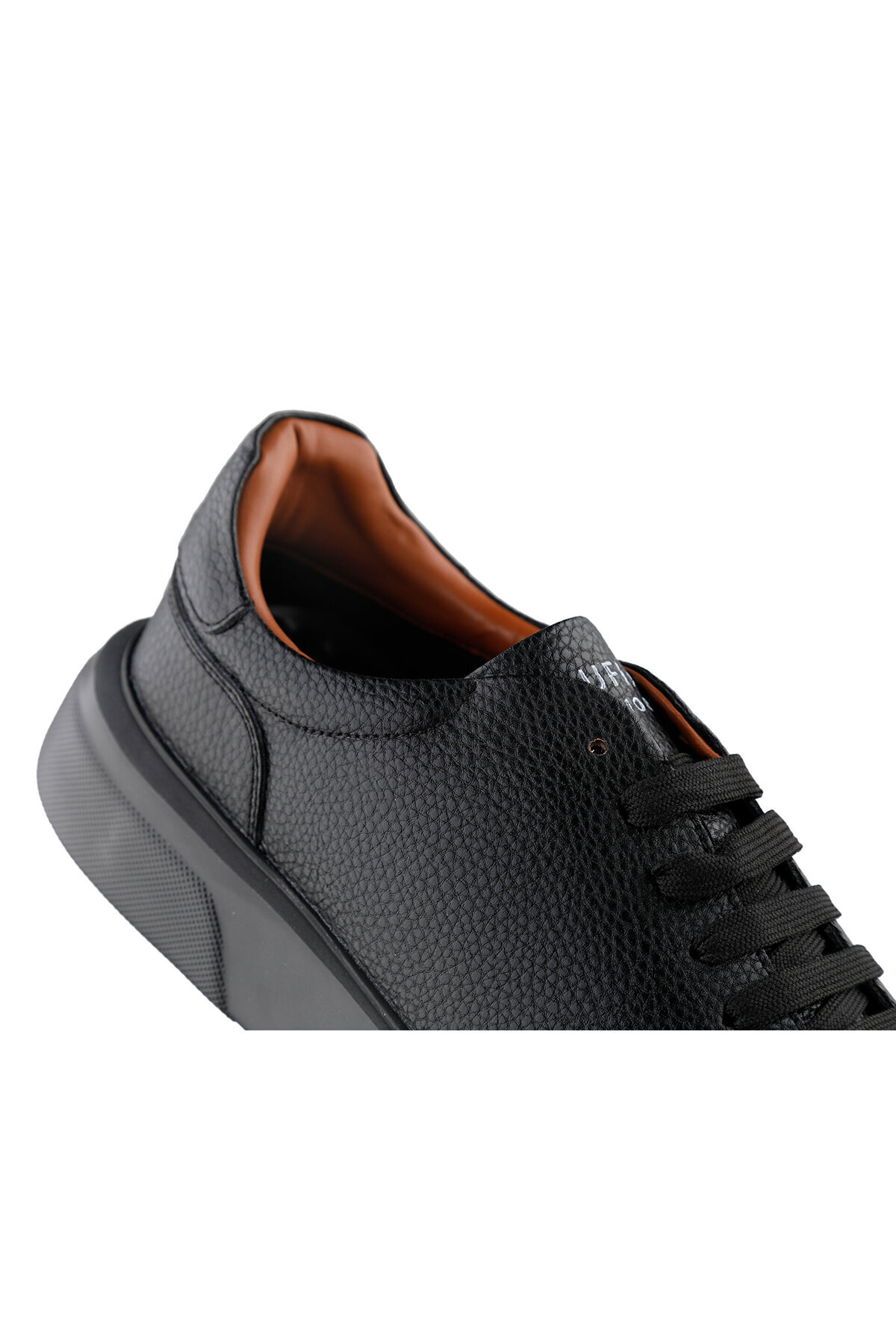Lufian  Tommy Erkek Deri Sneaker Ayakkabı Siyah - Görsel 7